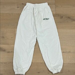 Daily Drills White Joggers